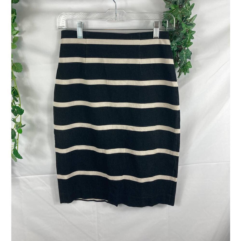 Banana Republic Striped Pencil skirt